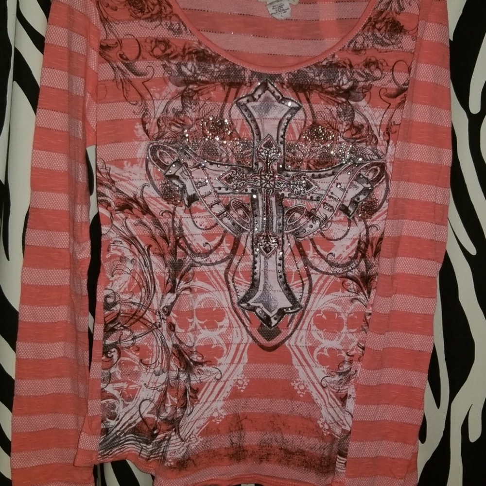 Buckle angel and diamonds shirt